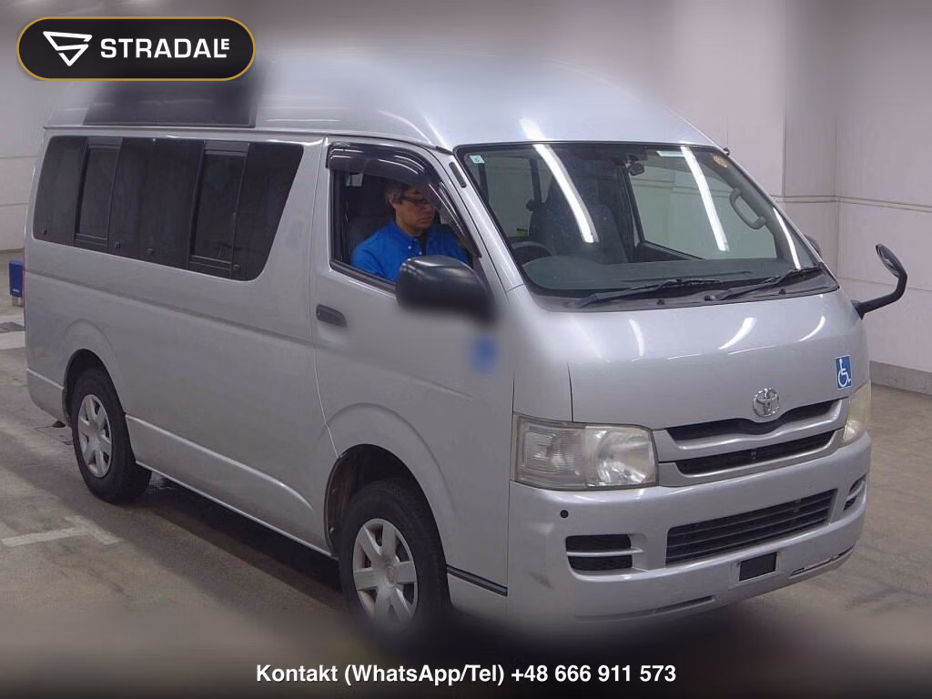 TOYOTA HIACE VAN 4D 4WD WELCAB 2008, aukcja z Japonii, zdjęcie 1