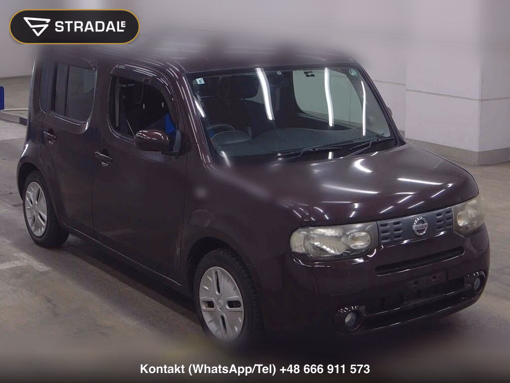 NISSAN CUBE 4WD 15X FOUR INDIGO + PLASMA 2011, aukcja z Japonii, zdjęcie 1