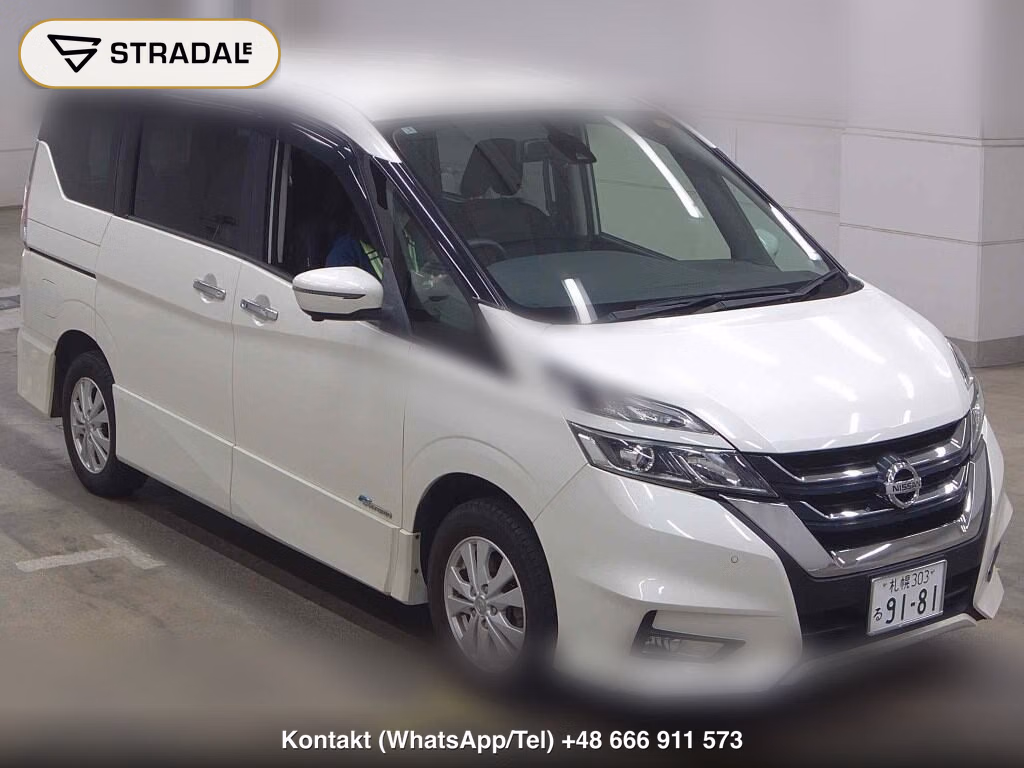 NISSAN SERENA 5D 4WD HIGHWAY STAR 2017, aukcja z Japonii, zdjęcie 1