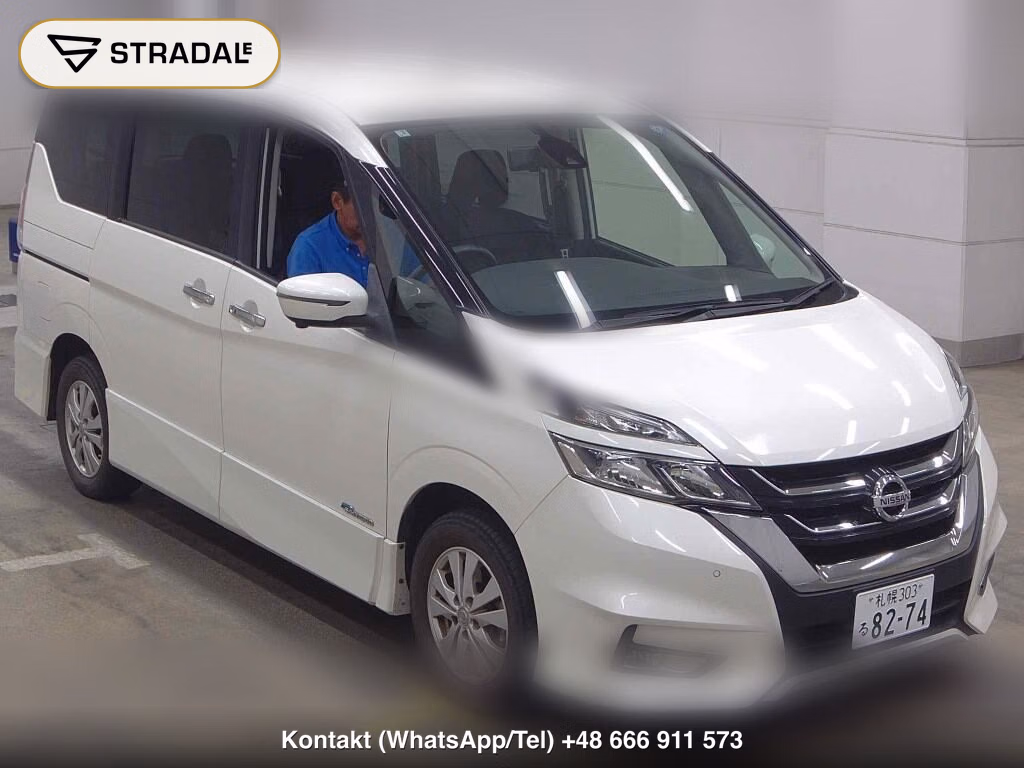 NISSAN SERENA 5D 4WD HIGHWAY STAR 2017, aukcja z Japonii, zdjęcie 1