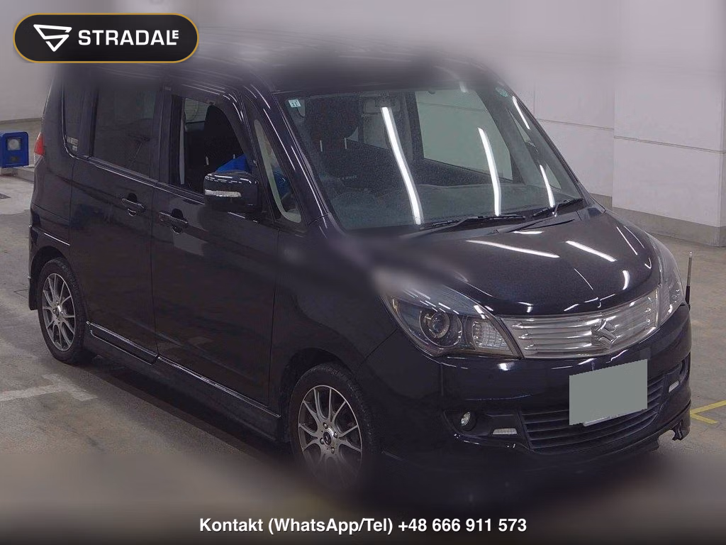 SUZUKI SOLIO 4WD BLACK&WHITE 2013, aukcja z Japonii, zdjęcie 1