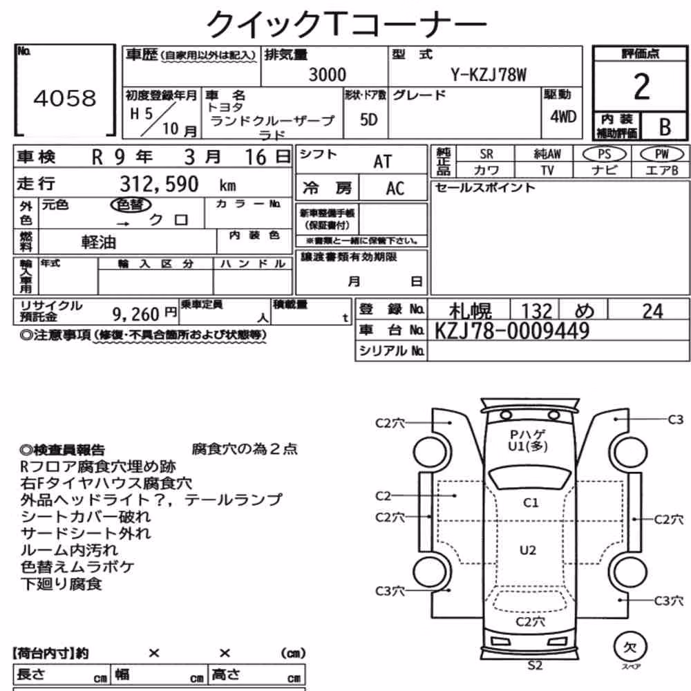 Notka aukcyjna: TOYOTA LAND CRUISER PRADO 5D 4WD