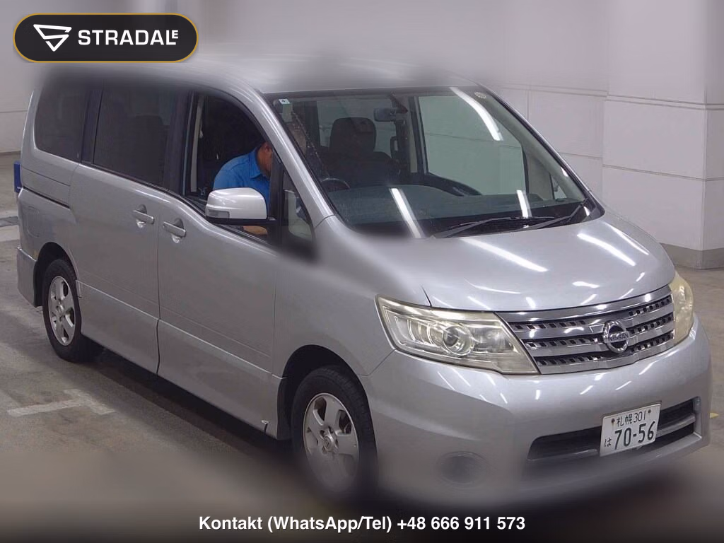 NISSAN SERENA 5D 4WD HIGHWAY STAR 2008, aukcja z Japonii, zdjęcie 1