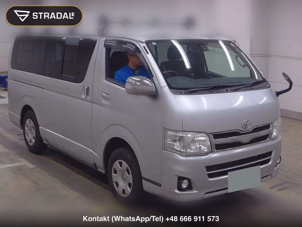 TOYOTA HIACE VAN 5D 4WD LONG SUPER GL 2012, aukcja z Japonii, zdjęcie 1