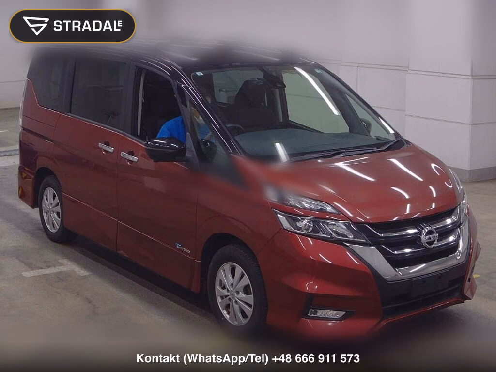 NISSAN SERENA 5D 4WD HIGHWAY STAR 2017, aukcja z Japonii, zdjęcie 1