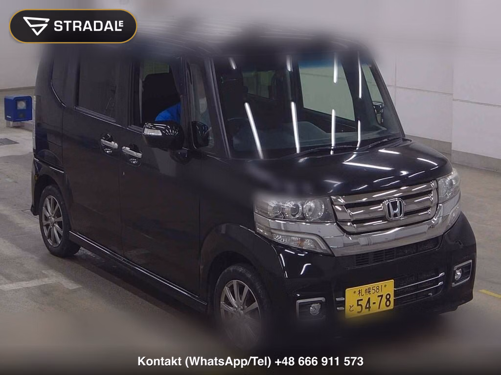 HONDA N-BOX CUSTOM 4WD G・TURBO L PACKAGE 2016, aukcja z Japonii, zdjęcie 1