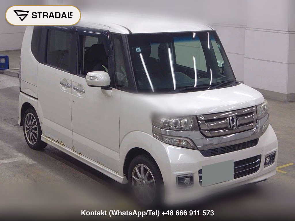 HONDA N-BOX CUSTOM 4WD G・TURBO L PACKAGE 2015, aukcja z Japonii, zdjęcie 1