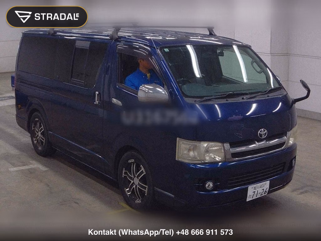 TOYOTA HIACE VAN 5D 4WD LONG SUPER GL 2005, aukcja z Japonii, zdjęcie 1