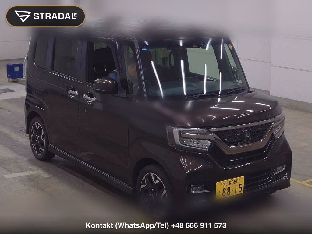 HONDA N-BOX CUSTOM 4WD G・EX HONDA SENSING 2018, aukcja z Japonii, zdjęcie 1