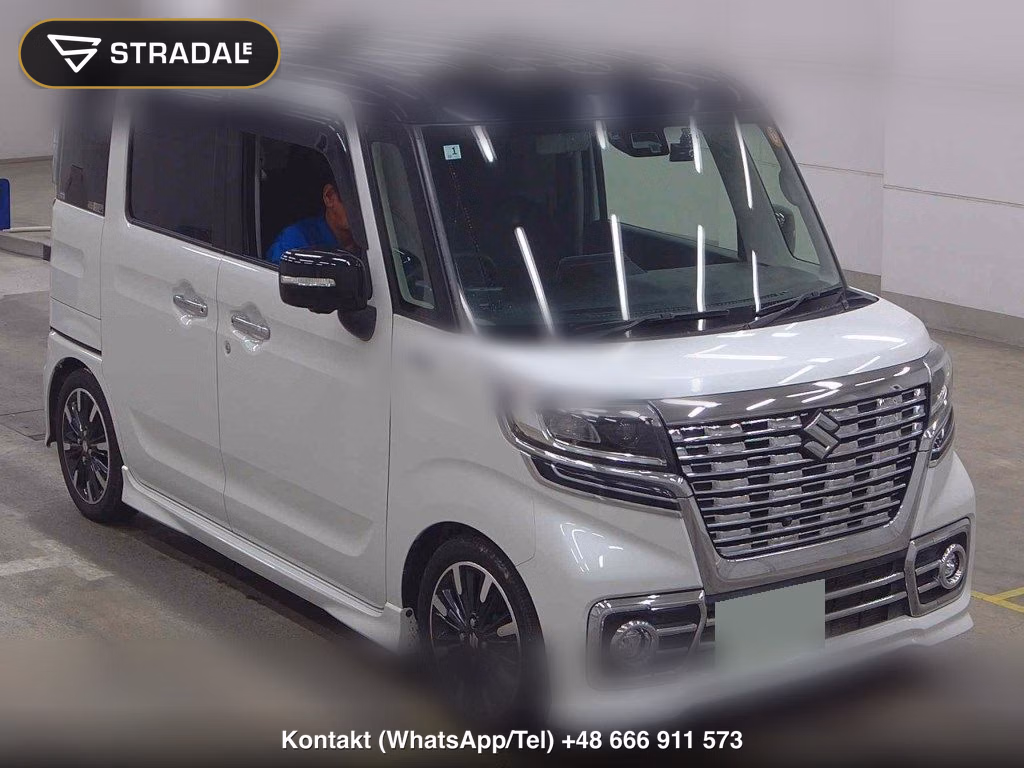 SUZUKI SPACIA CUSTOM 4WD HYBRID XS TURBO 2019, aukcja z Japonii, zdjęcie 1
