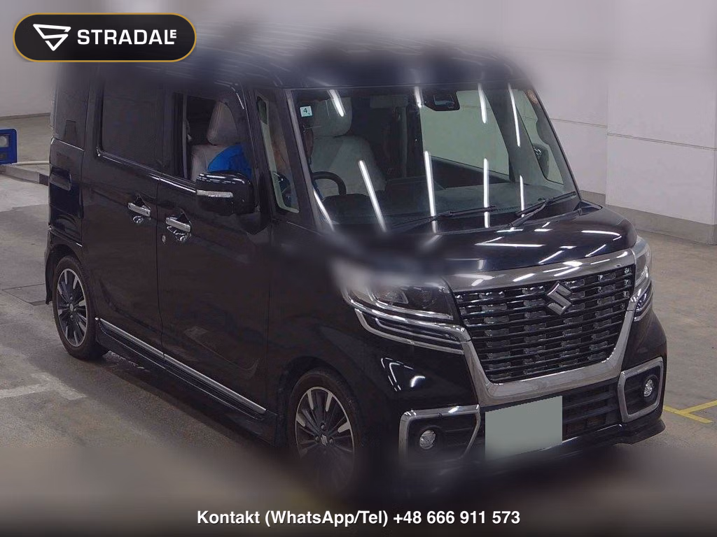 SUZUKI SPACIA CUSTOM 4WD HYBRID XS TURBO 2018, aukcja z Japonii, zdjęcie 1