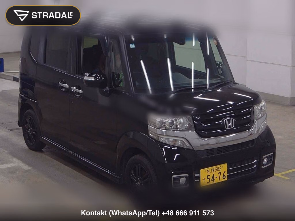 HONDA N-BOX CUSTOM 4WD G SS BLACK STYLE PACKAGE 2017, aukcja z Japonii, zdjęcie 1