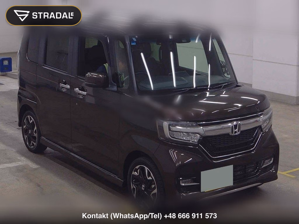 HONDA N-BOX CUSTOM 4WD G・L TURBO HONDA SENSING 2018, aukcja z Japonii, zdjęcie 1