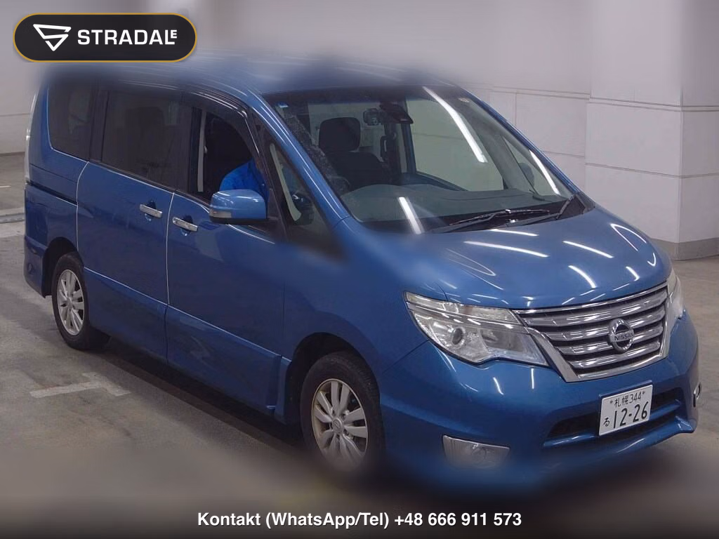 NISSAN SERENA 5D 4WD HIGHWAY STAR S EDITION 2016, aukcja z Japonii, zdjęcie 1