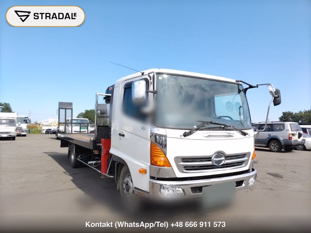 HINO HINO RANGER 2D LOADING TYPE CRANE TRUCK 2007, aukcja z Japonii, zdjęcie 1