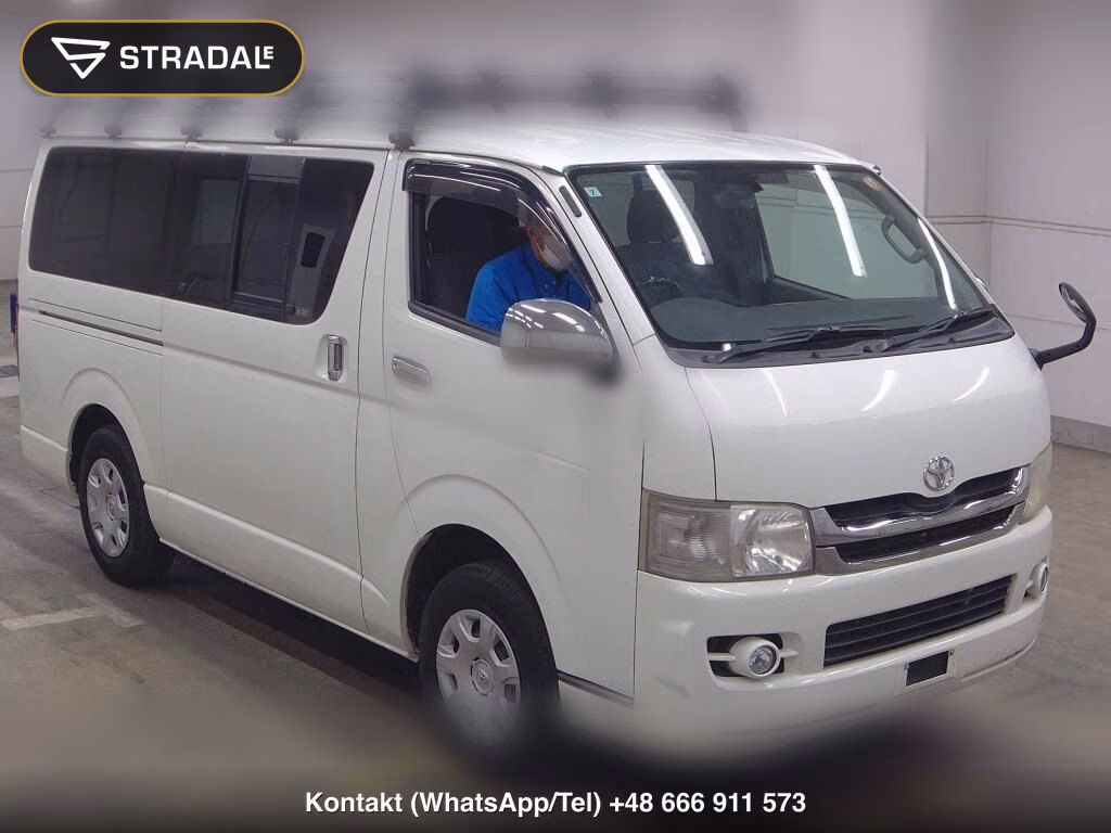 TOYOTA HIACE VAN 5D 4WD LONG SUPER GL 2010, aukcja z Japonii, zdjęcie 1