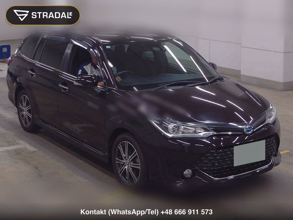 TOYOTA COROLLA FIELDER HYBRID G W×B 2017, aukcja z Japonii, zdjęcie 1