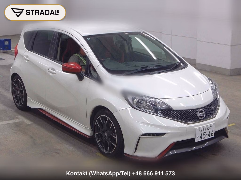 NISSAN NOTE NISMO S 2016, aukcja z Japonii, zdjęcie 1