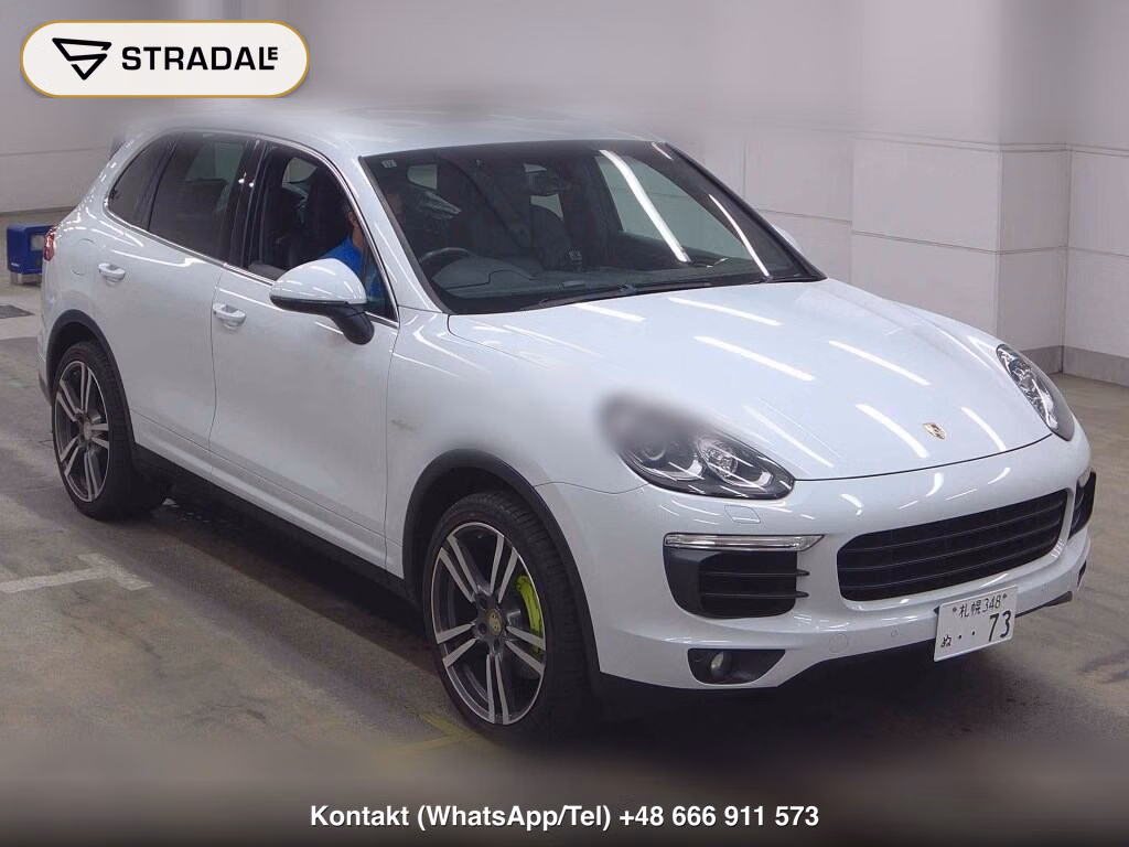 PORSCHE CAYENNE 4WD S E-HYBRID 2015, aukcja z Japonii, zdjęcie 1