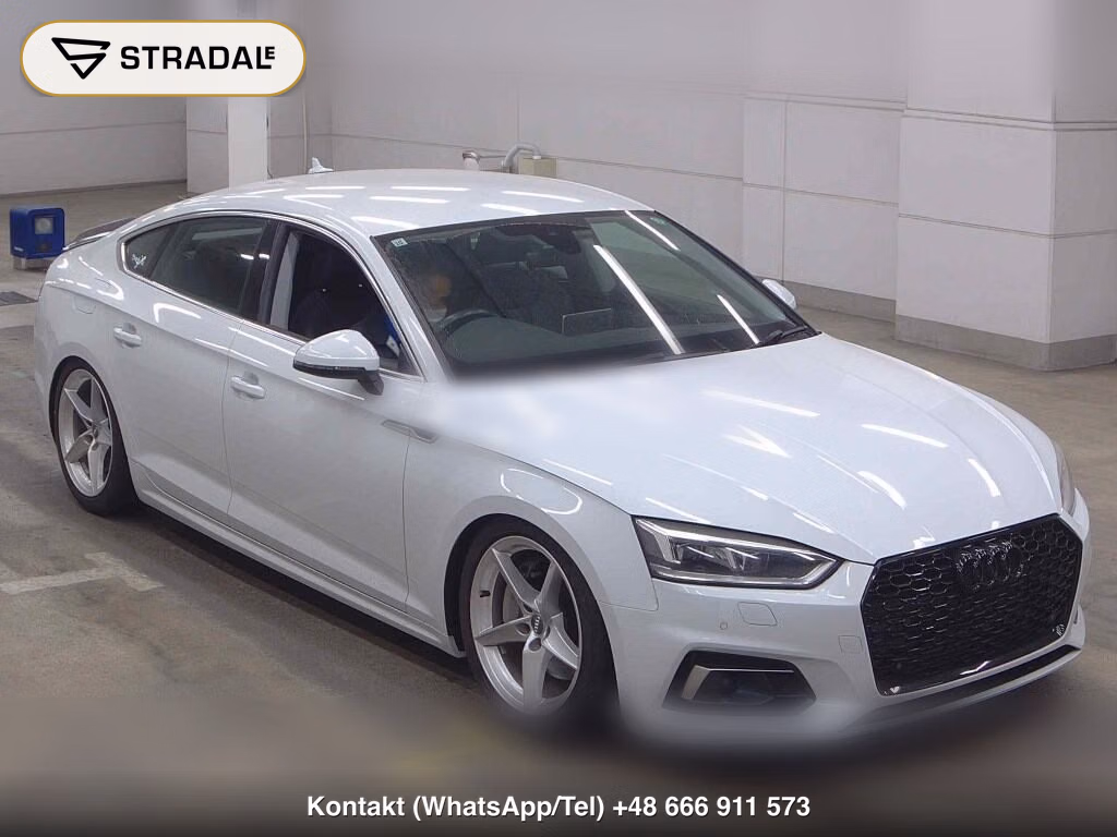 AUDI A5 SPORTBACK 4WD 2.0TFSI QUATTRO SPORT 2017, aukcja z Japonii, zdjęcie 1