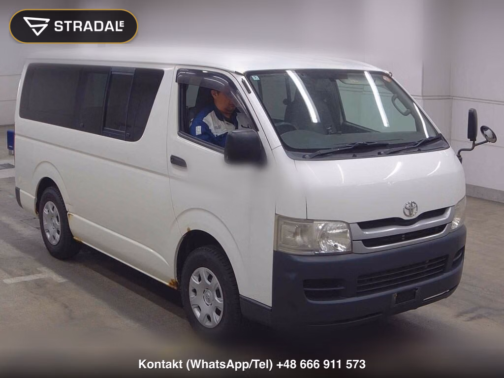 TOYOTA HIACE VAN 4D 4WD DX 2008, aukcja z Japonii, zdjęcie 1