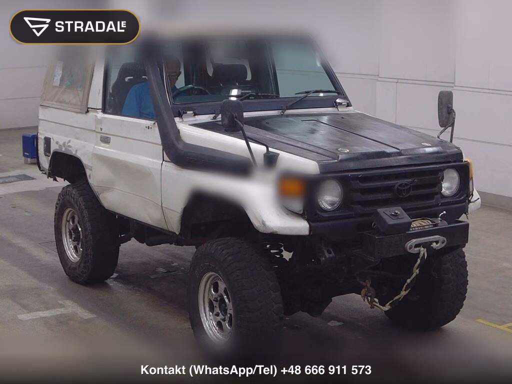 TOYOTA LAND CRUISER 70 3D 4WD LX 2001, aukcja z Japonii, zdjęcie 1