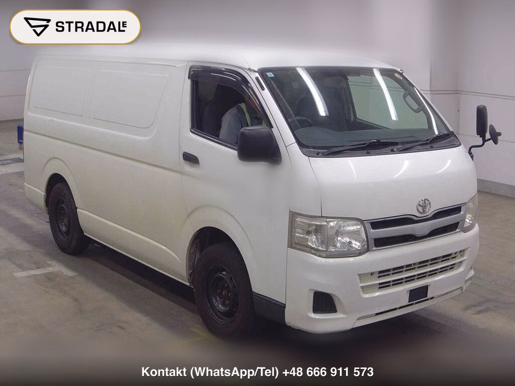 TOYOTA HIACE VAN 4D 4WD FREEZING REFRIGERATOR 2012, aukcja z Japonii, zdjęcie 1