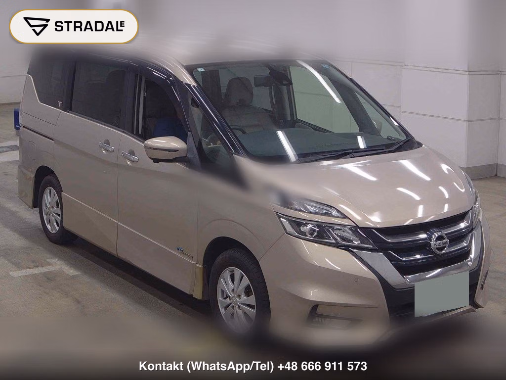 NISSAN SERENA 5D 4WD HIGHWAY STAR 2017, aukcja z Japonii, zdjęcie 1