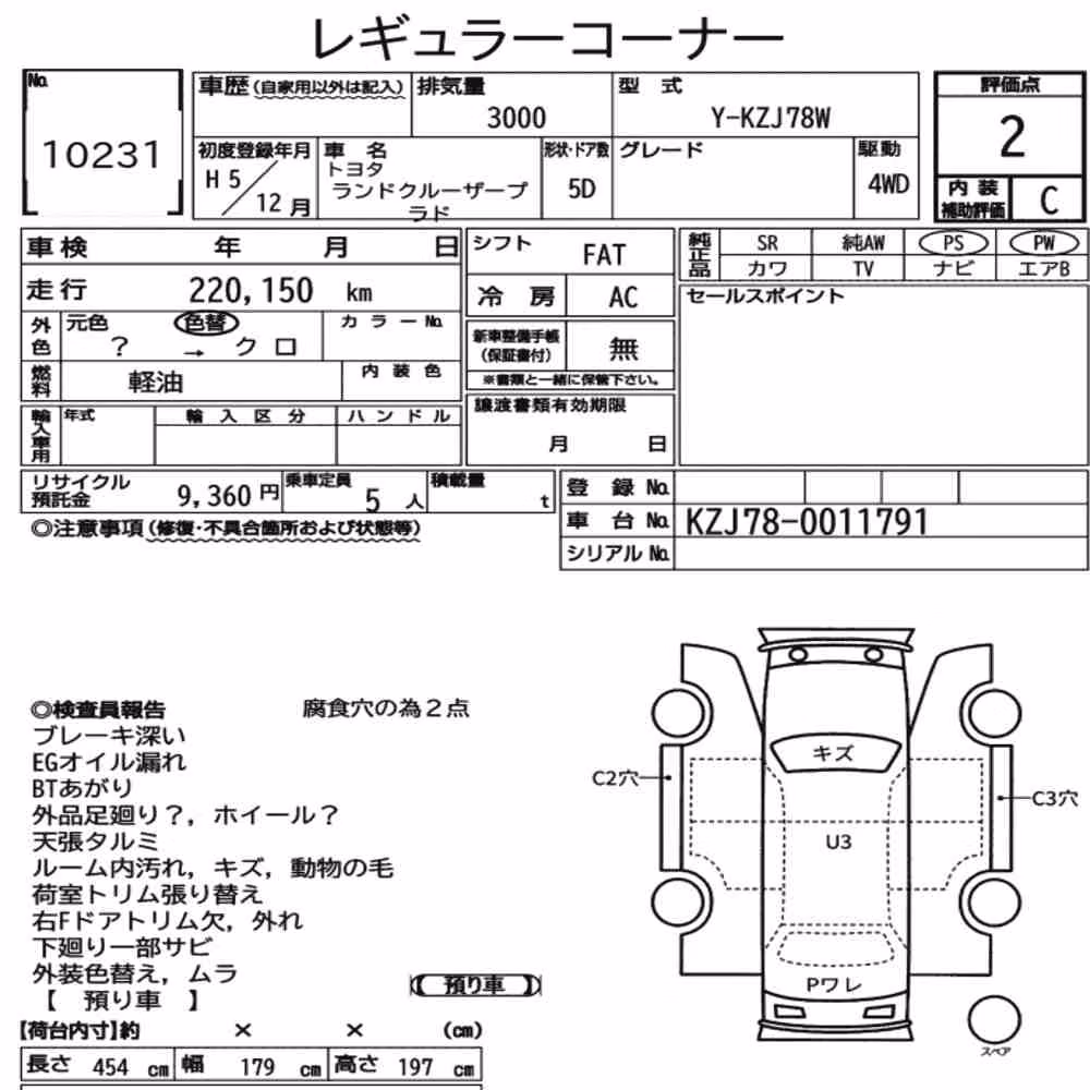 Notka aukcyjna: TOYOTA LAND CRUISER PRADO 5D 4WD