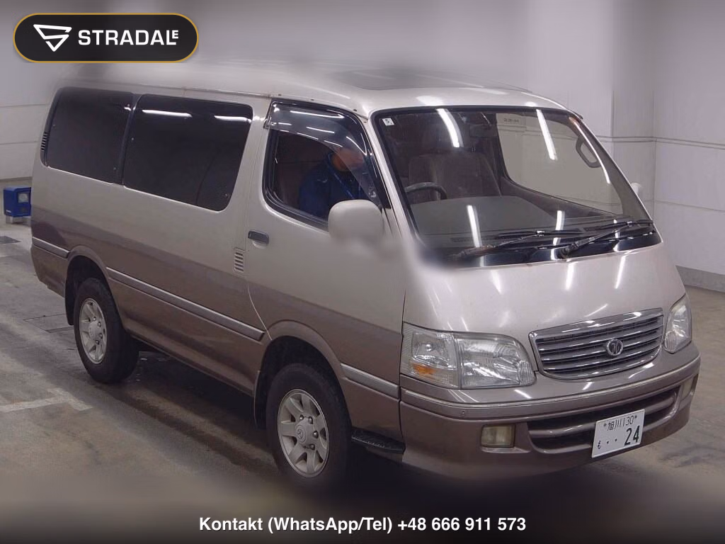 TOYOTA HIACE WAGON 4D 4WD SUPER CUSTOM TRIPLE MOON ROOF 1996, aukcja z Japonii, zdjęcie 1