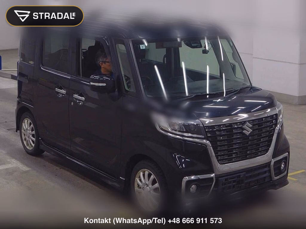 SUZUKI SPACIA CUSTOM 4WD HYBRID XS TURBO 2019, aukcja z Japonii, zdjęcie 1