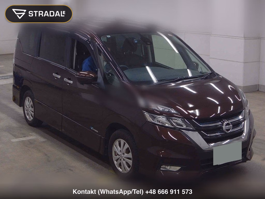 NISSAN SERENA 5D 4WD HIGHWAY STAR 2016, aukcja z Japonii, zdjęcie 1