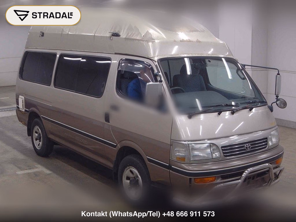 TOYOTA HIACE VAN 4D 4WD CAMPING 1996, aukcja z Japonii, zdjęcie 1
