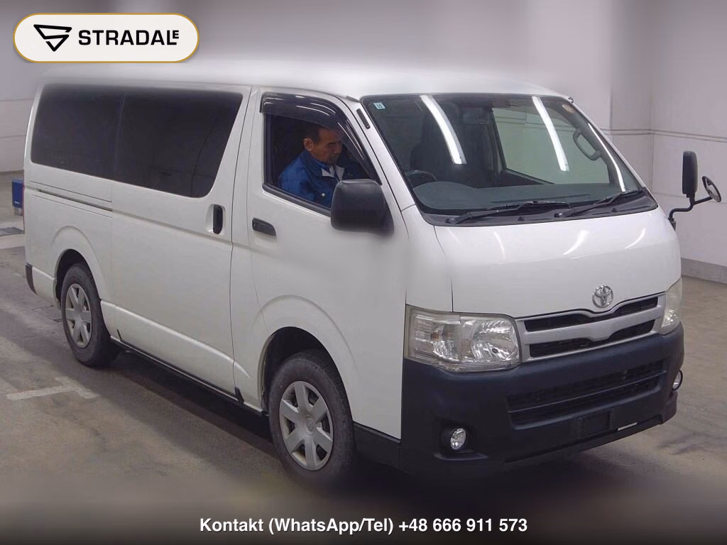TOYOTA HIACE VAN 5D 4WD DX 2012, aukcja z Japonii, zdjęcie 1