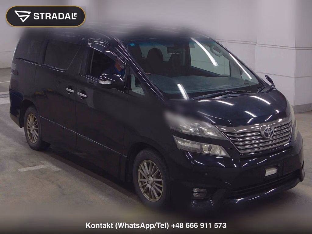 TOYOTA VELLFIRE 4WD 2.4Z PLATINUM SELECTION 2009, aukcja z Japonii, zdjęcie 1