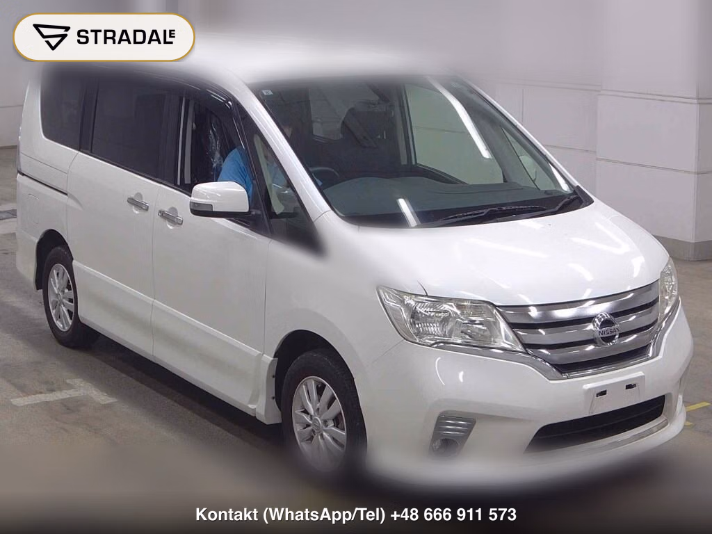 NISSAN SERENA 5D 4WD HIGHWAY STAR V SELECTION 2013, aukcja z Japonii, zdjęcie 1