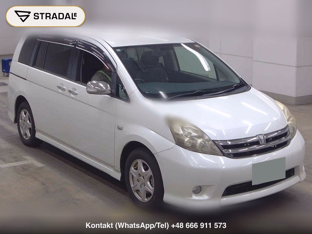 TOYOTA ISIS 4WD PLATANA V SELECTION WHITE INTERIOR PACKA 2012, aukcja z Japonii, zdjęcie 1
