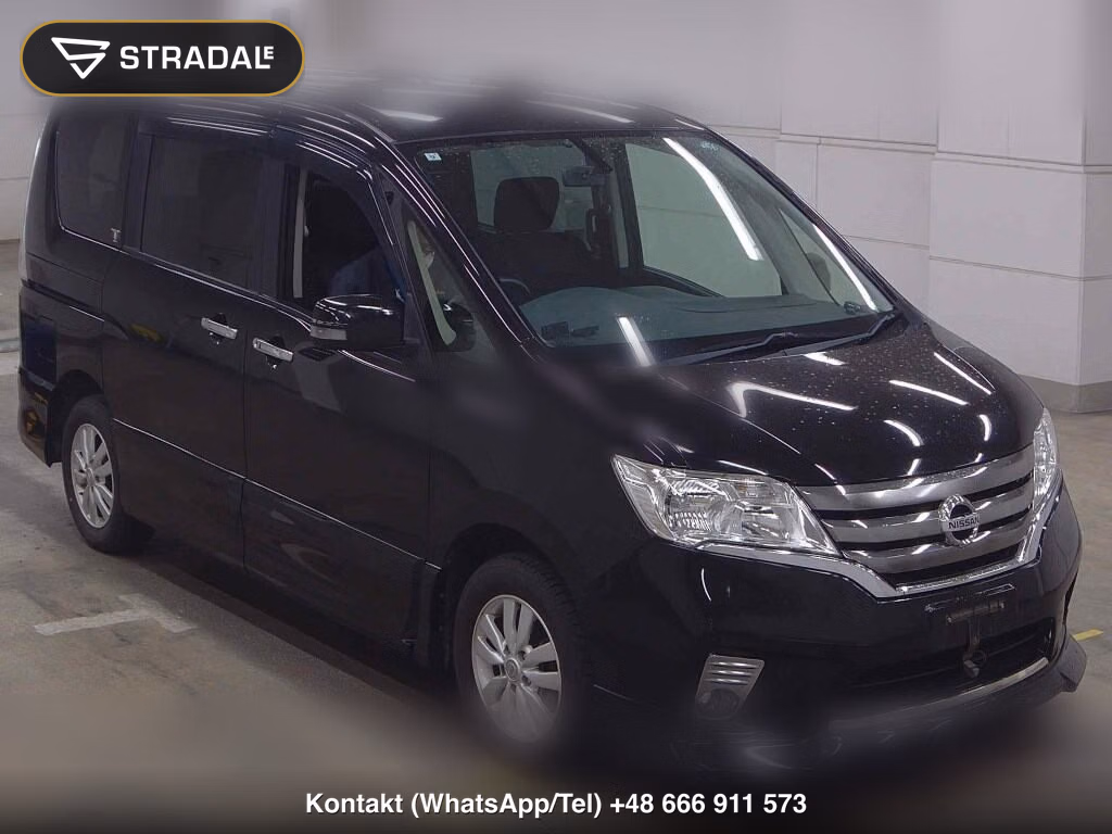 NISSAN SERENA 5D 4WD HIGHWAY STAR V AERO MODE 2013, aukcja z Japonii, zdjęcie 1