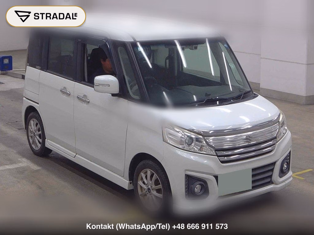 SUZUKI SPACIA CUSTOM 4WD XS TURBO 2015, aukcja z Japonii, zdjęcie 1