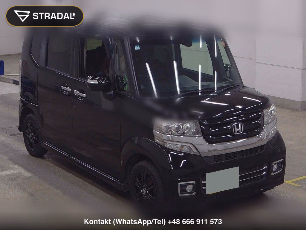 HONDA N-BOX CUSTOM 4WD G SS BLACK STYLE PACKAGE 2017, aukcja z Japonii, zdjęcie 1