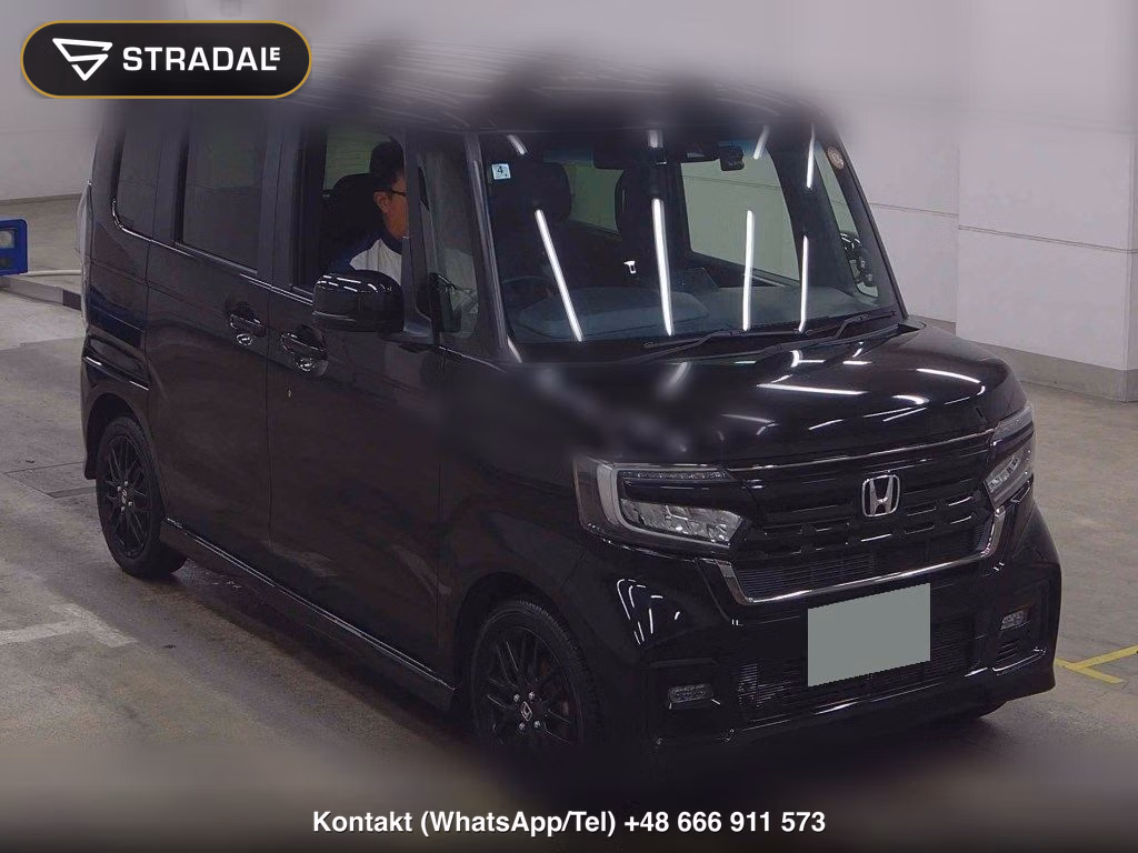 HONDA N-BOX CUSTOM 4WD L・TURBO STYLE PLUS BLACK 2022, aukcja z Japonii, zdjęcie 1