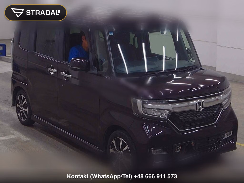 HONDA N-BOX CUSTOM G･EX HONDA SENSING 2019, aukcja z Japonii, zdjęcie 1