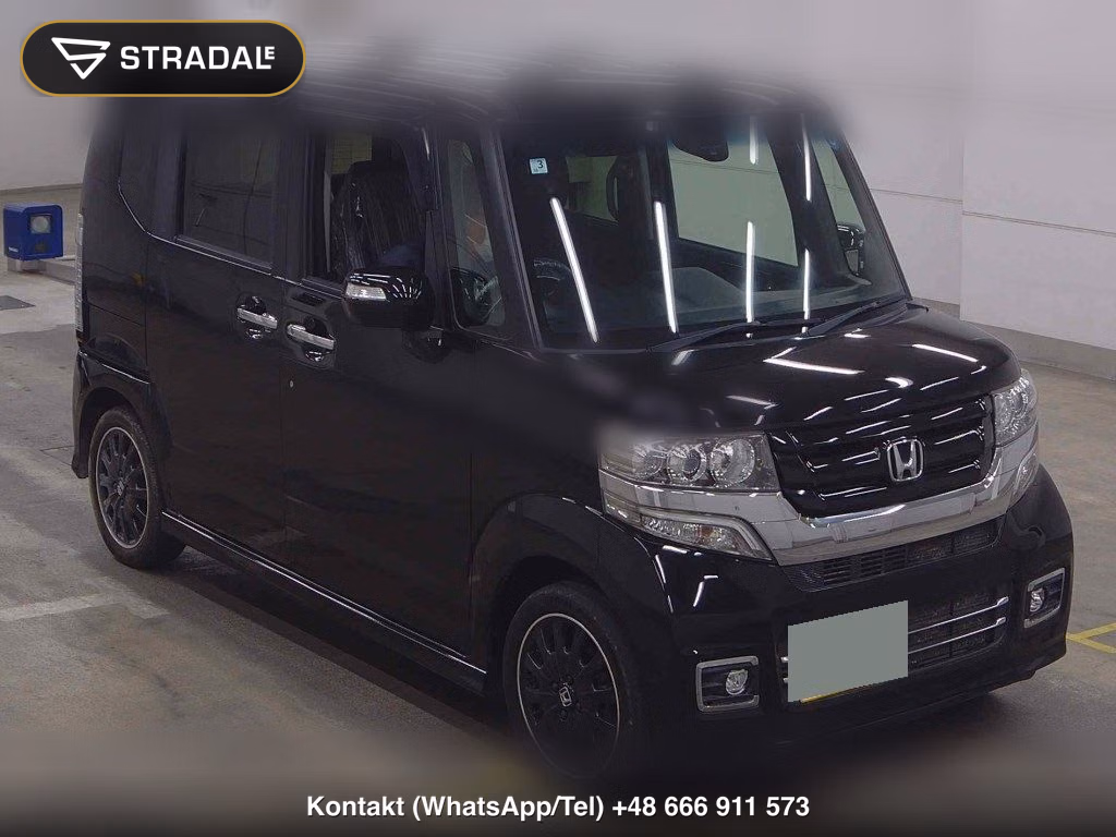 HONDA N-BOX CUSTOM 4WD G SS BLACK STYLE PACKAGE 2017, aukcja z Japonii, zdjęcie 1