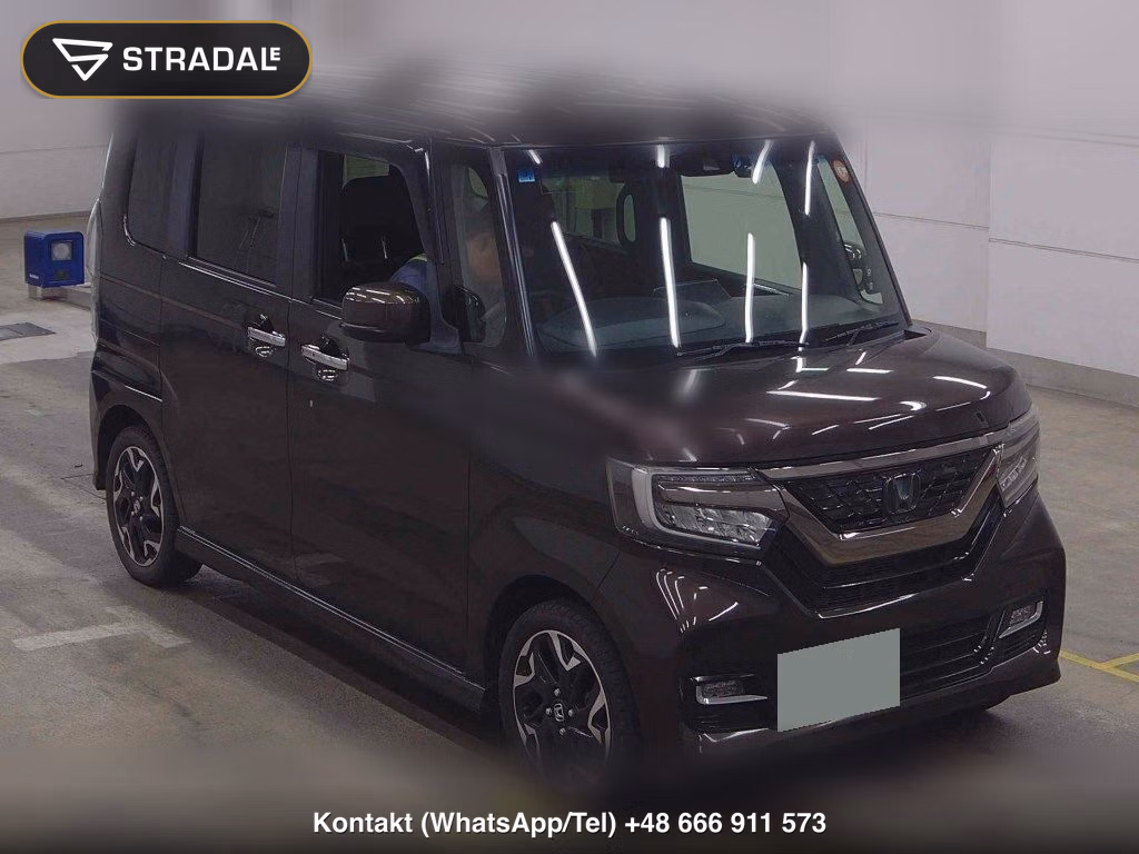 HONDA N-BOX CUSTOM 4WD G・EX HONDA SENSING 2018, aukcja z Japonii, zdjęcie 1