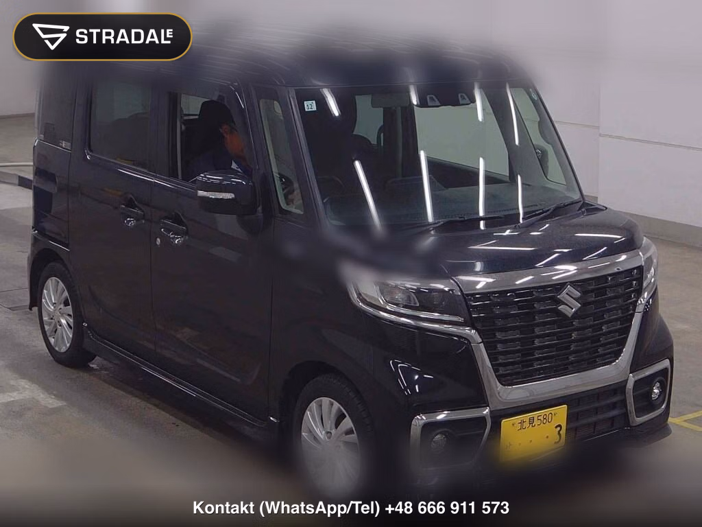 SUZUKI SPACIA CUSTOM 4WD HYBRID GS 2021, aukcja z Japonii, zdjęcie 1