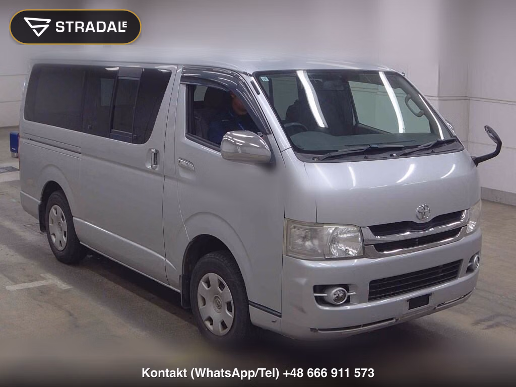 TOYOTA HIACE VAN 5D 4WD LONG SUPER GL 2009, aukcja z Japonii, zdjęcie 1