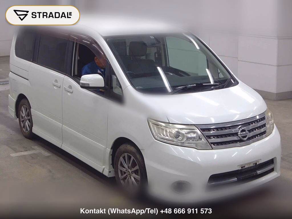 NISSAN SERENA 5D 4WD HIGHWAY STAR 2008, aukcja z Japonii, zdjęcie 1