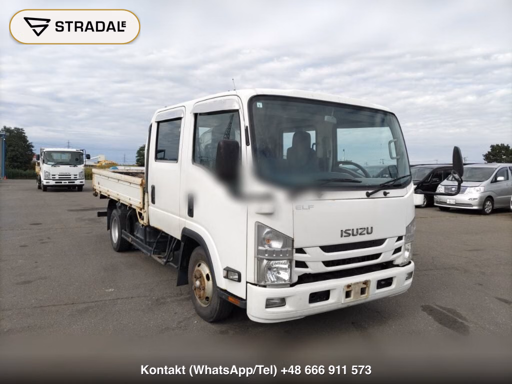 ISUZU ELF TRUCK 4D W CAB LONG 2015, aukcja z Japonii, zdjęcie 1