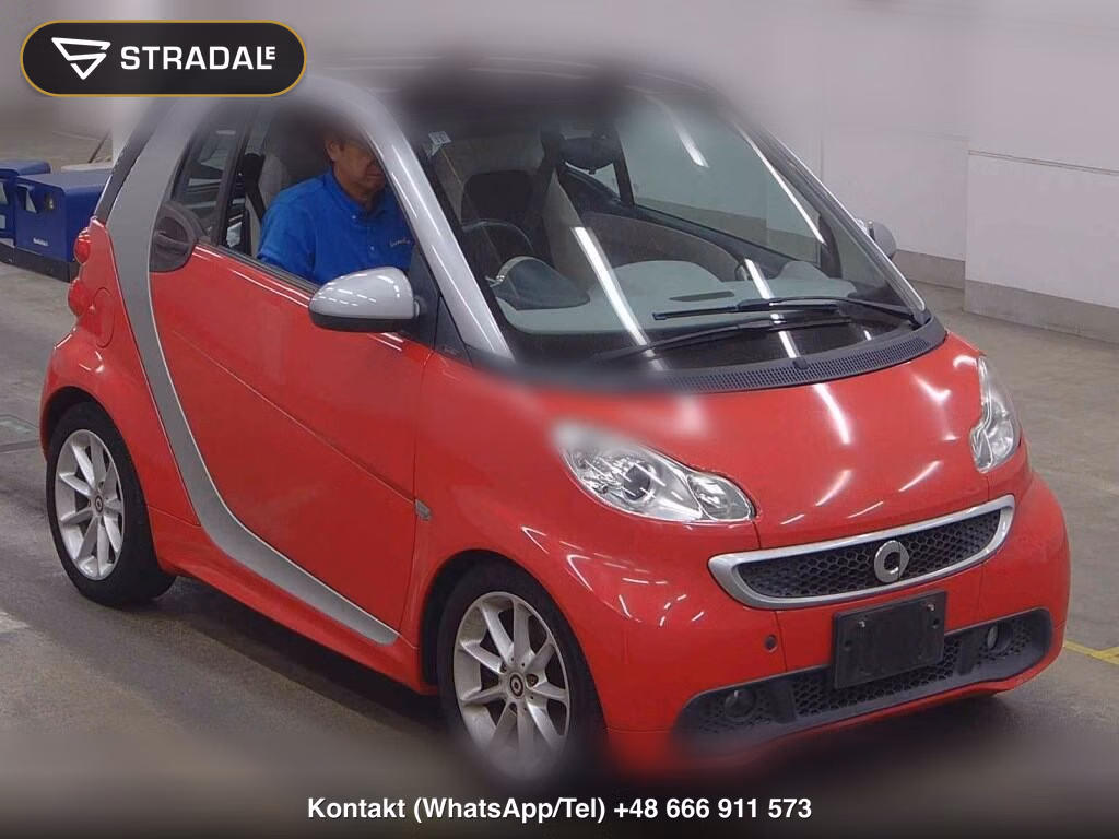 MCC SMART FORTWO COUPE MHD PASSION 2012, aukcja z Japonii, zdjęcie 1