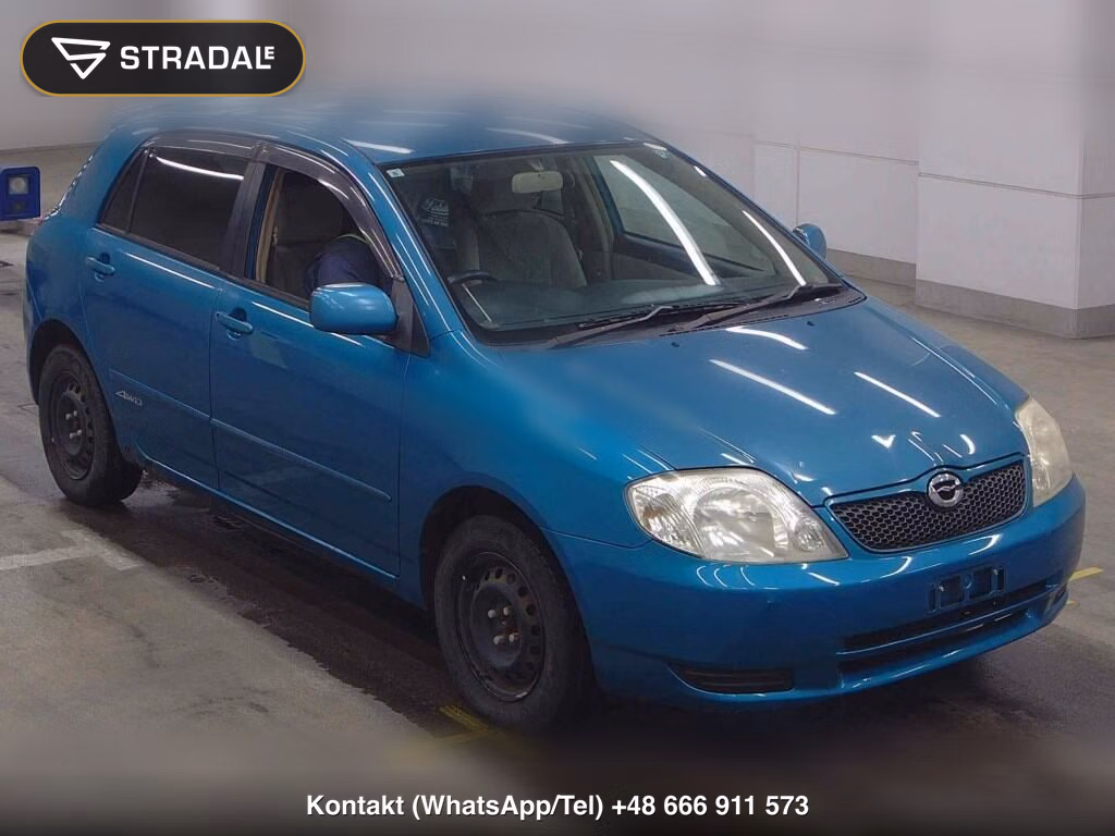 TOYOTA COROLLA RUNX 4WD X 2001, aukcja z Japonii, zdjęcie 1